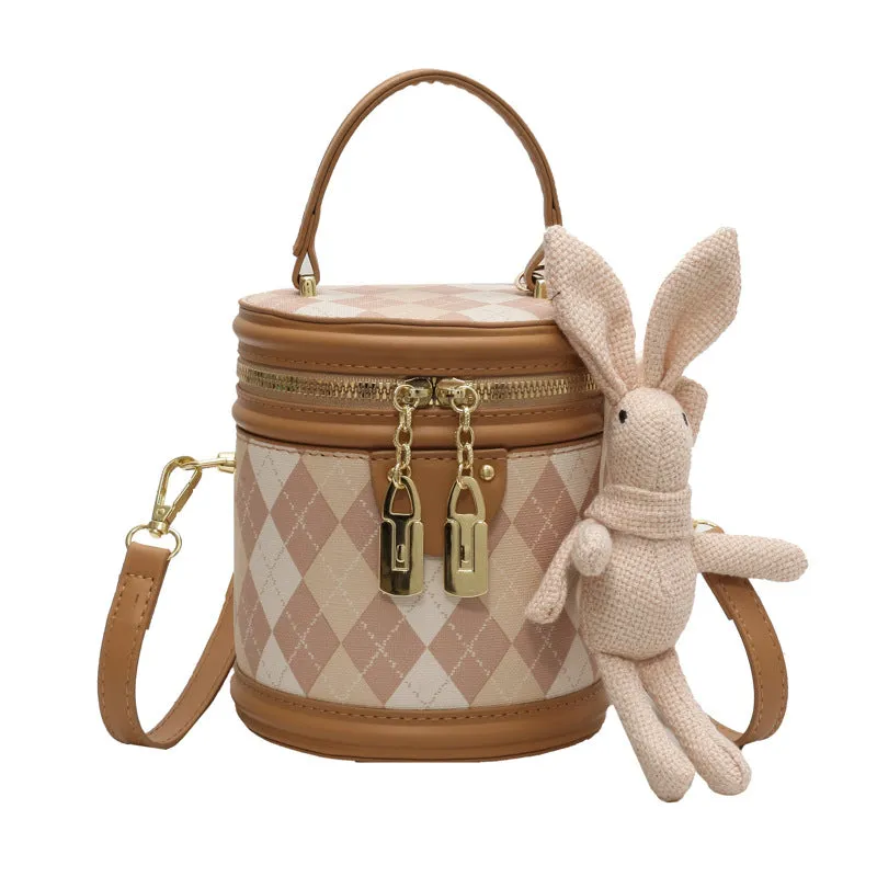 Women's High-grade Niche Diamond Portable Fashion Shoulder Bags