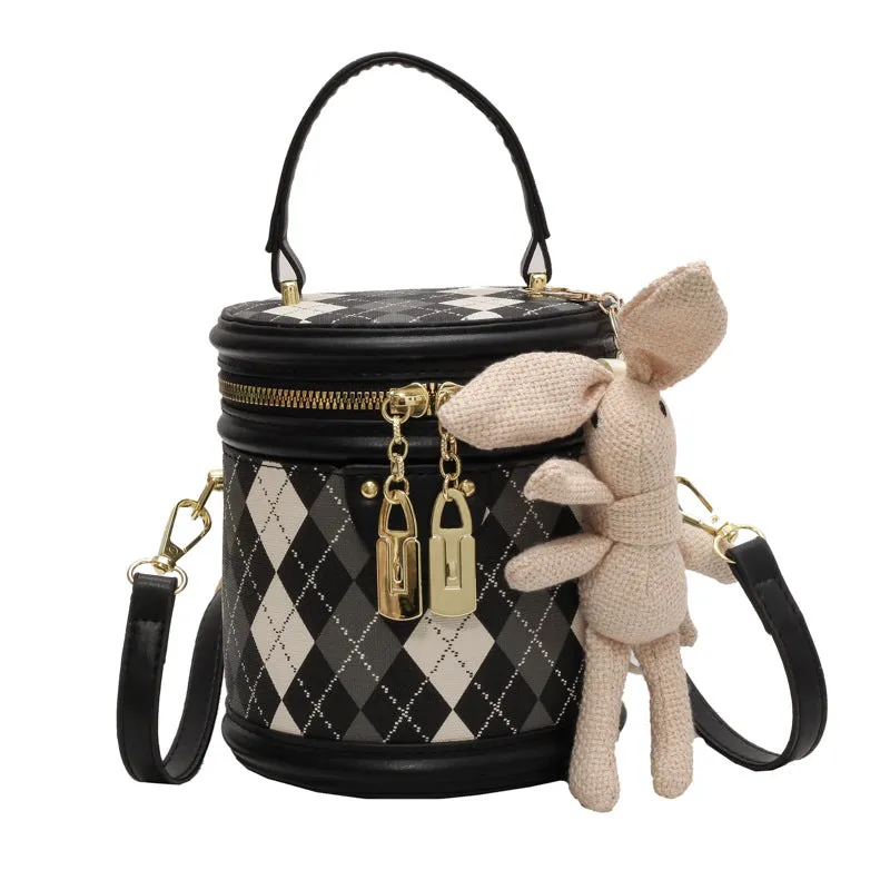 Women's High-grade Niche Diamond Portable Fashion Shoulder Bags