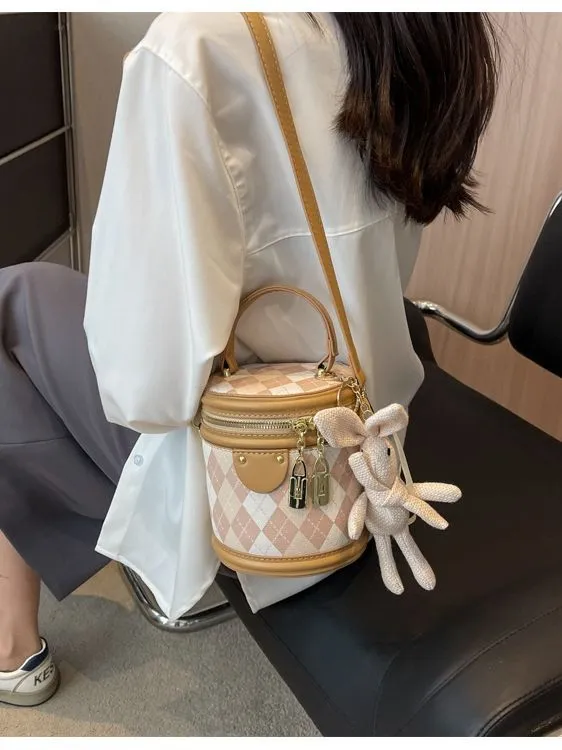 Women's High-grade Niche Diamond Portable Fashion Shoulder Bags