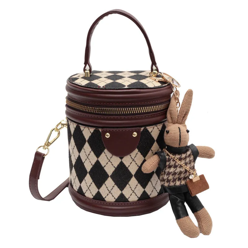 Women's High-grade Niche Diamond Portable Fashion Shoulder Bags
