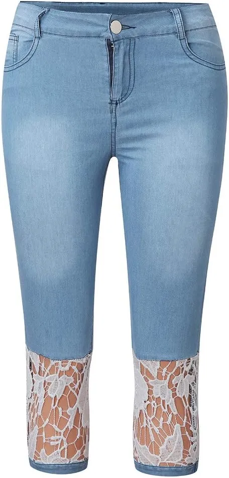 Women's High Waist Denim Shorts Raw Hem Jean Shorts Casual Summer Straight Wide Leg Pants for Women with Pockets