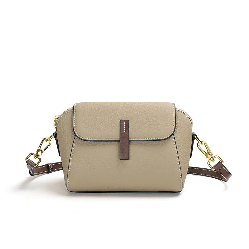 Women's Leather Classic Fashionable Shell Lightweight Mini Crossbody Bags