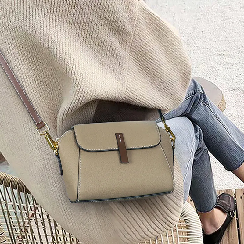 Women's Leather Classic Fashionable Shell Lightweight Mini Crossbody Bags