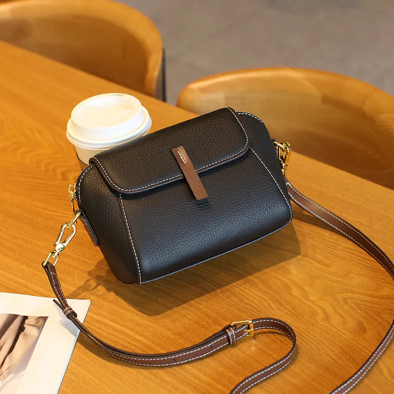 Women's Leather Classic Fashionable Shell Lightweight Mini Crossbody Bags