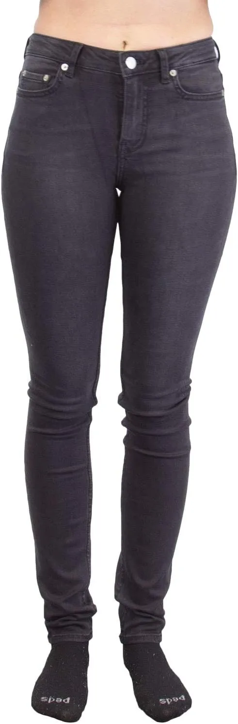 Women's Midrise Skinny Jeans, Grace Black
