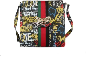 Womens Satchel Purse and Handbags Crossbody Messenger Shoulder PU Leather Trendy Fashion Bag Fashion Bee