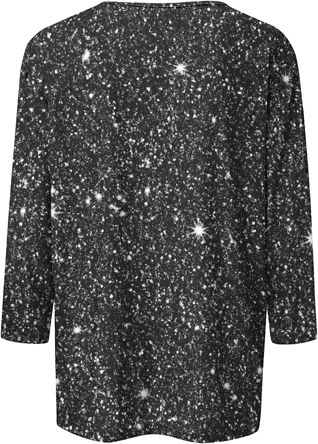 Womens Sparkle T Shirts Casual Glitter Dressy Flowy Tops Comfy Round Neck Long Sleeve Blouse Trendy 2024 Fall Clothes