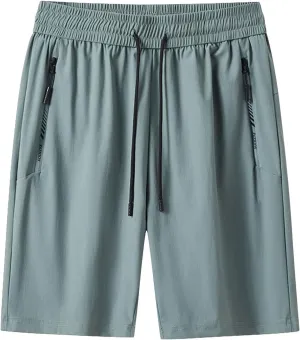 Workout Shorts for Women Quick Drying Drawstring ShortsStretch Breathable Ice Silk Running Active Pants