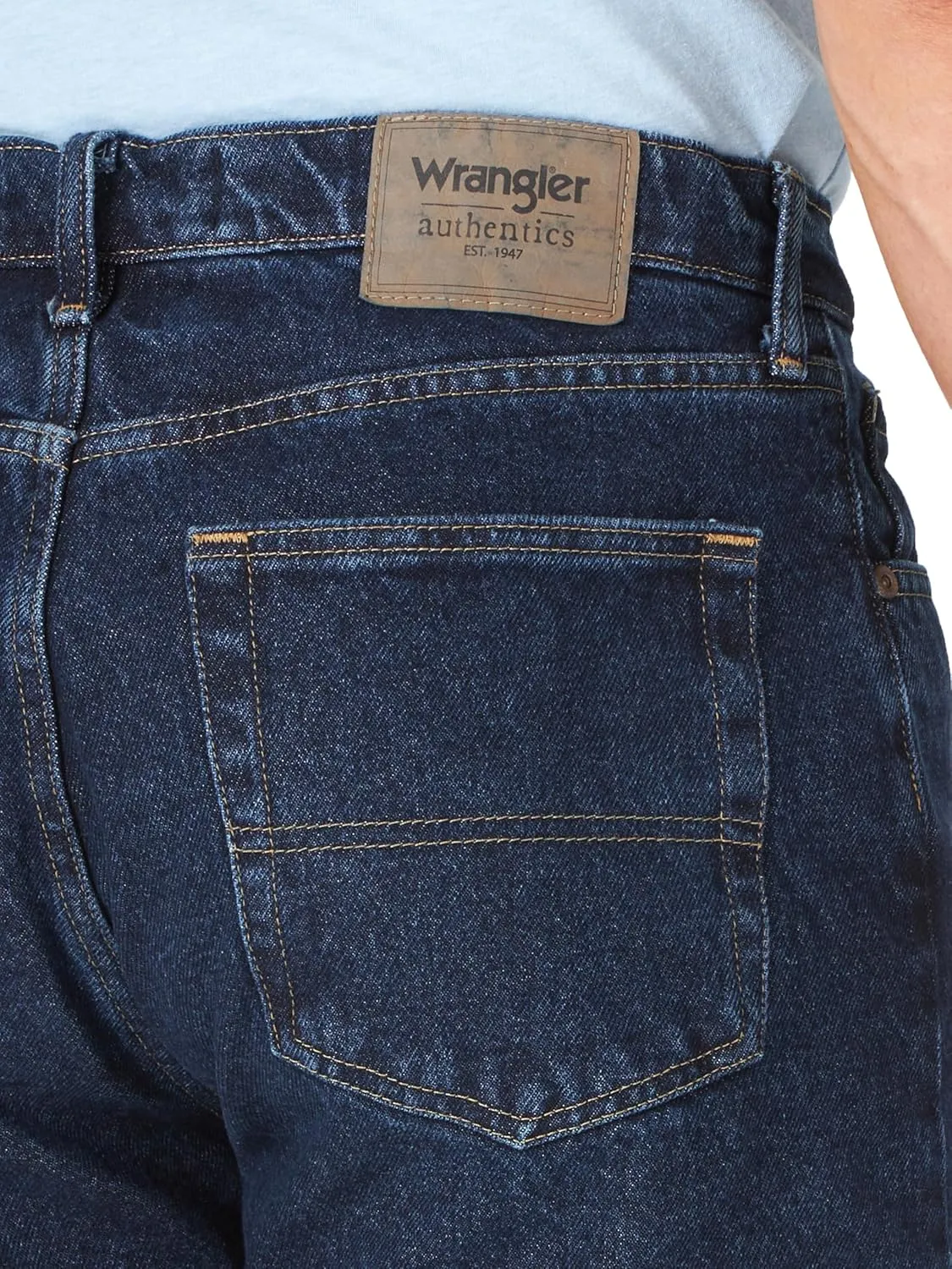 Wrangler Authentics Men's Classic Relaxed Fit Five Pocket Jean Short