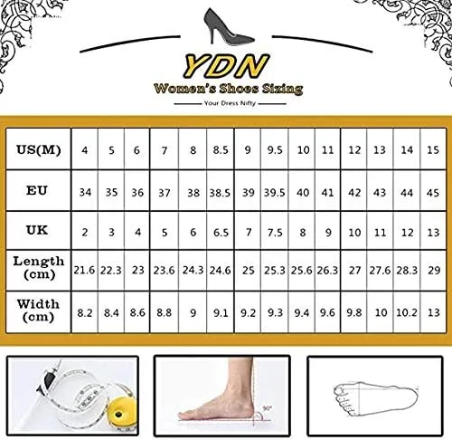 YDN Women Cross Strap Sqaure Toe Pumps Chunky Block High Heel D'orsays Fashion Contrast Stitching Office Dressy Shoes Size 4-15 US