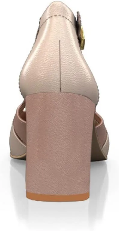 YDN Women Cross Strap Sqaure Toe Pumps Chunky Block High Heel D'orsays Fashion Contrast Stitching Office Dressy Shoes Size 4-15 US