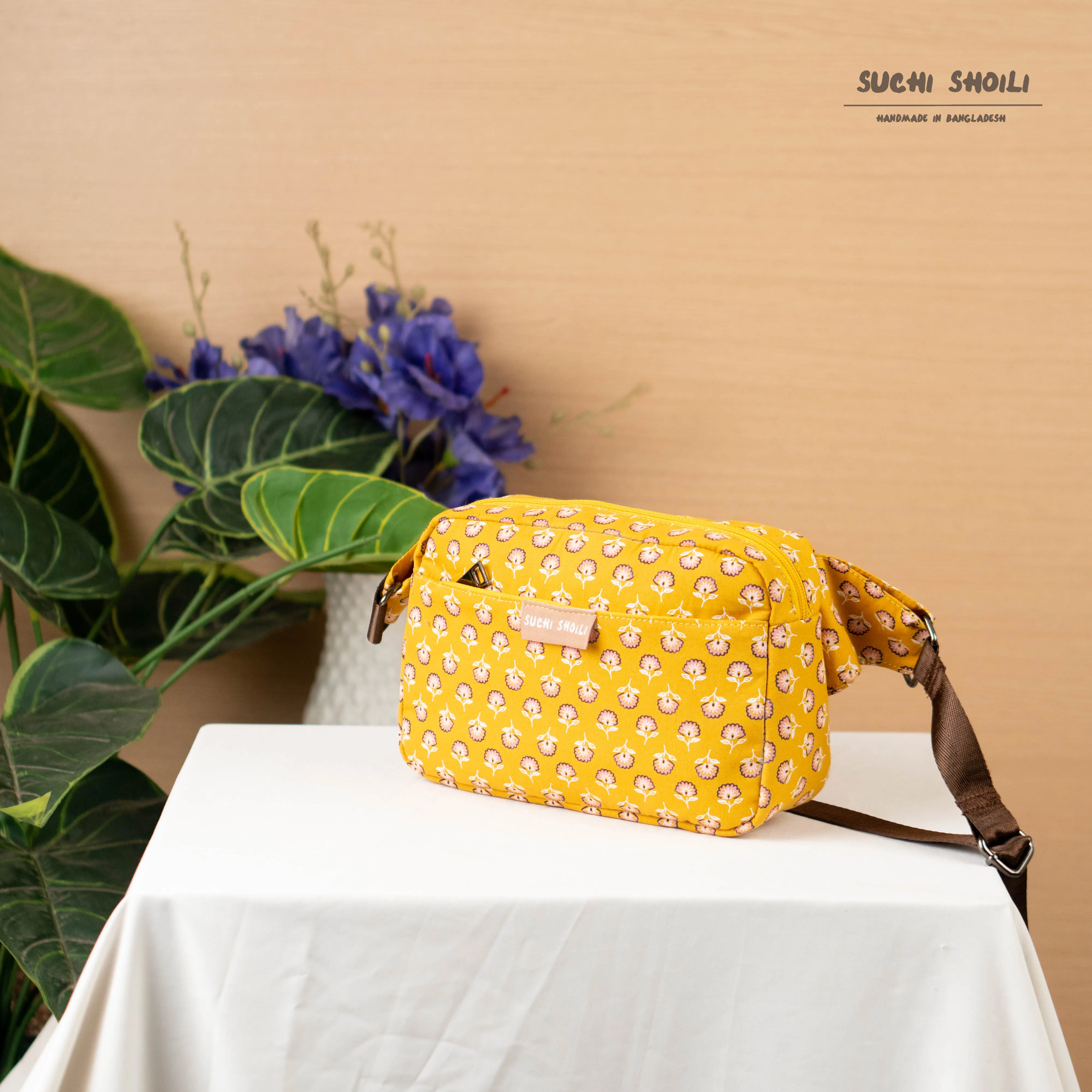 Yellow Floral Nova Fanny Pack