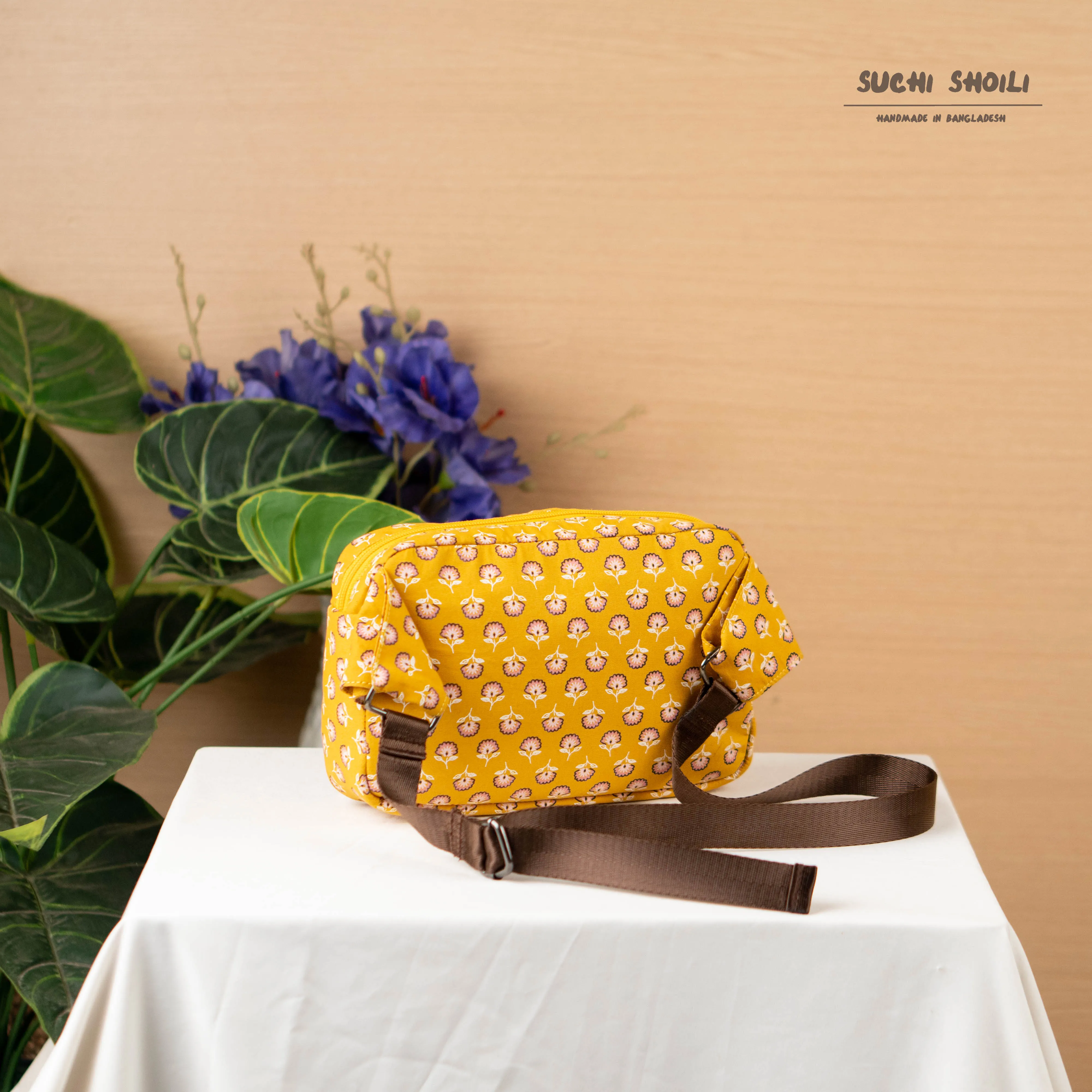 Yellow Floral Nova Fanny Pack