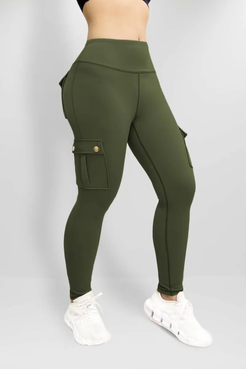 Yoga Pants Women Fashion High Waisted Workout Jeggings Butt Lifting Leggings with Pockets Tummy Control Running Pants