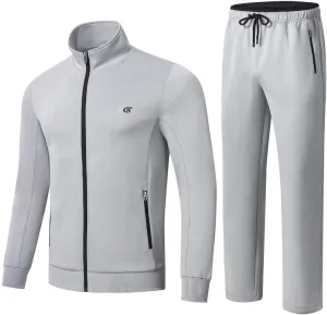 yuyangdpb Men's Tracksuits 2 Piece Outfits Full Zip Sports Sweatsuit Jogging Suits