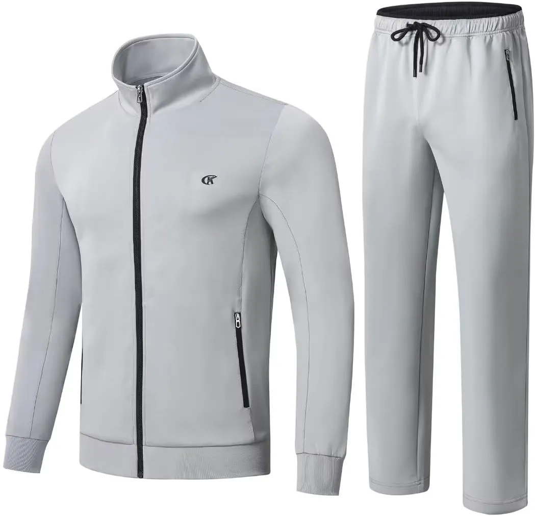 yuyangdpb Men's Tracksuits 2 Piece Outfits Full Zip Sports Sweatsuit Jogging Suits