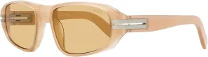 Zegna Lanyard Sunglasses EZ0262 47E Transparent Rose 58mm