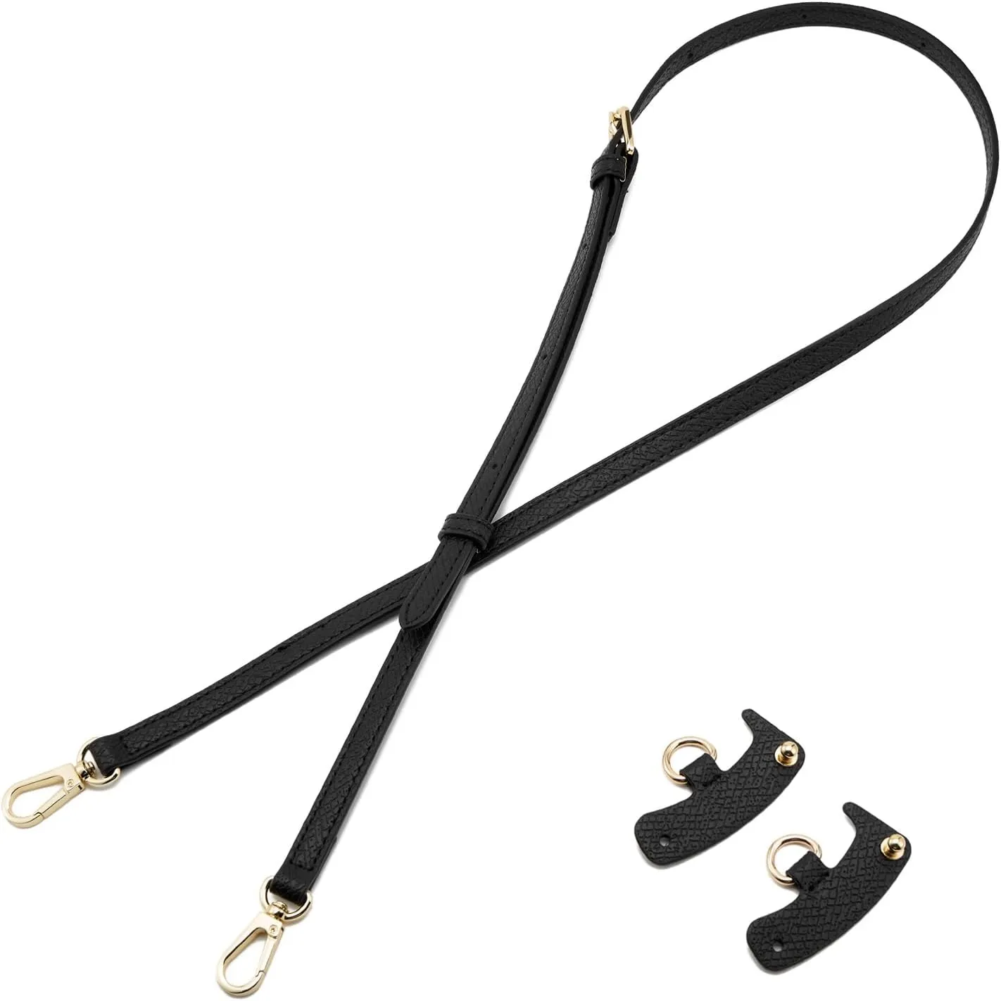 ZOOEASS Leather Purse Strap Replacement Bag Straps for Longchamp Handbags Women Leather Crossbody Shoulder Strap Adjustable