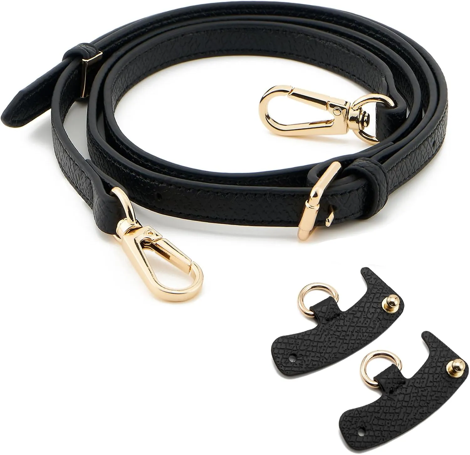ZOOEASS Leather Purse Strap Replacement Bag Straps for Longchamp Handbags Women Leather Crossbody Shoulder Strap Adjustable