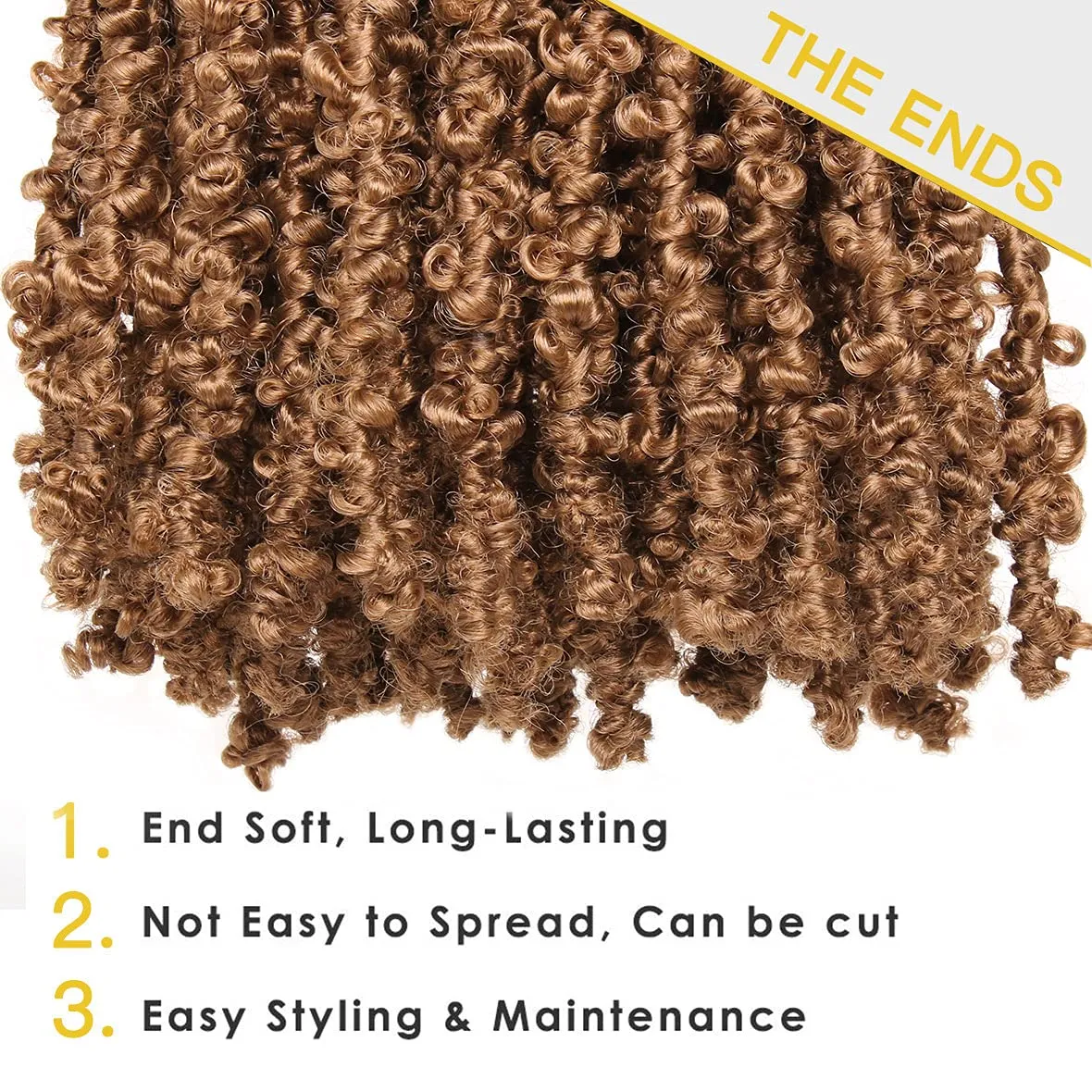 ZRQ Butterfly Locs Crochet Hair 12 Inch Pre-twisted Crochet Bob Hair Distressed Locs Butterfly Twist Locs Hair Messy Butterfly Braids Locs Hair For Women #27